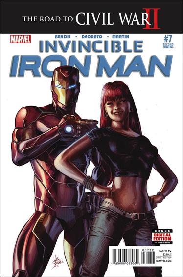 Invincible Iron Man (2015)  issue 7-C Mike Deodato Jr. Cover (2nd Printing)