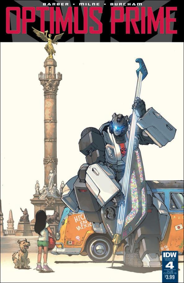 Optimus Prime issue 4-C Andrew Griffith Subscription Cover