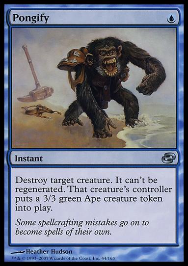 Magic the Gathering: Planar Chaos (Base Set) card 44 Pongify