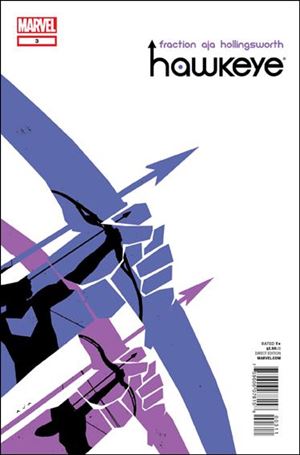 Hawkeye (2012) issue 3 Black Logo Cover