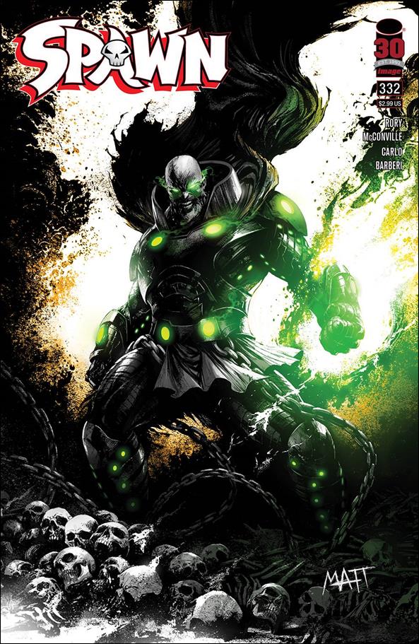 Spawn issue 332-B Francesco Mattina Cover