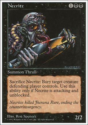 Magic the Gathering: 5th Edition (Base Set) card 181 Necrite