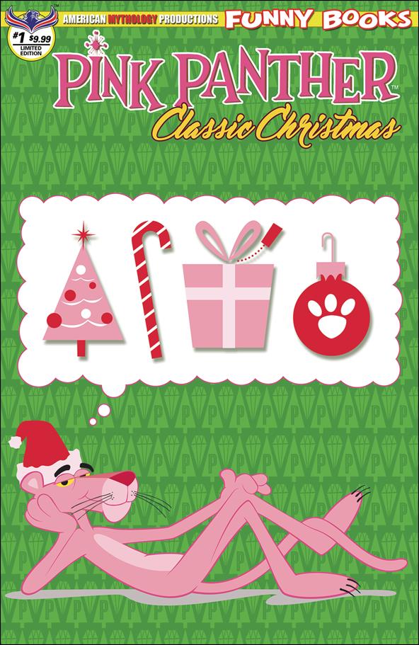 Pink Panther Classic Christmas issue 1-B Retro Animation Cover