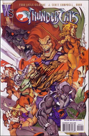 ThunderCats (2002) issue 0-B DF (Signed by J. Scott Campbell) 1/1985