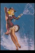 Elvgren's Calendar Pinups 2 (Base Set) card 74 Caught in the Draft