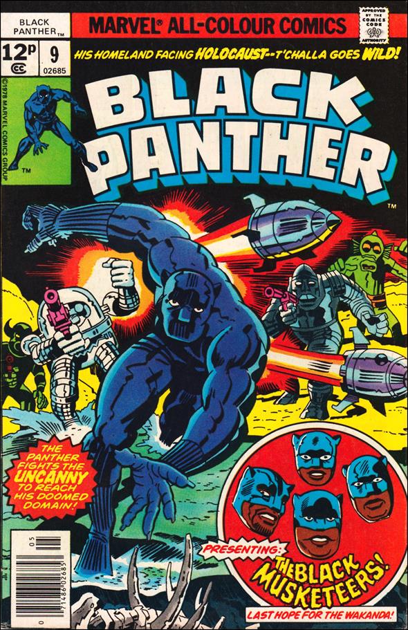 Black Panther (1977) issue 9-B UK Price Cover