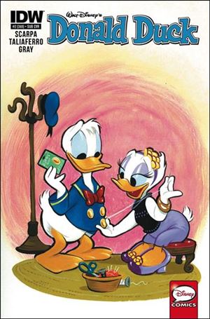 Donald Duck issue 2-B Amy Mebberson Subscription Cover