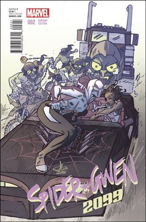 Secret Wars 2099 issue 2-B Jason Latour Spider-Gwen 2099 Cover