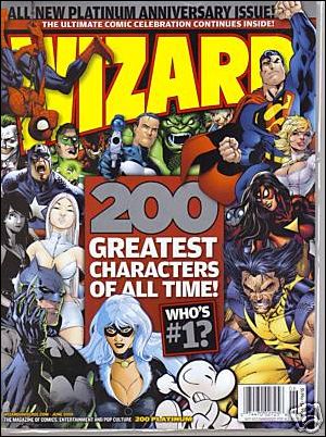 Wizard: The Magazine of Comics, Entertainment and Pop Culture issue 200.1-B Platinum Edition Montage Cover