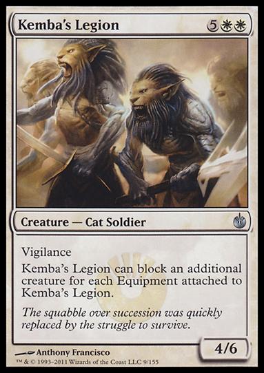 Magic the Gathering: Mirrodin Besieged (Base Set) card 9 Kemba's Legion