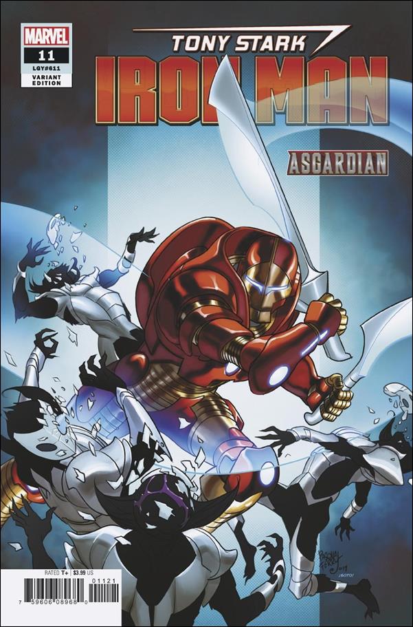 Tony Stark: Iron Man issue 11-B Pasqual Ferry Asgardian Cover