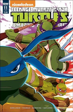 Teenage Mutant Ninja Turtles Amazing Adventures issue 11-B Jeffrey Cruz Subscription Cover
