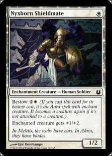 Magic the Gathering: Born of the Gods (Base Set) card 21 Nyxborn Shieldmate