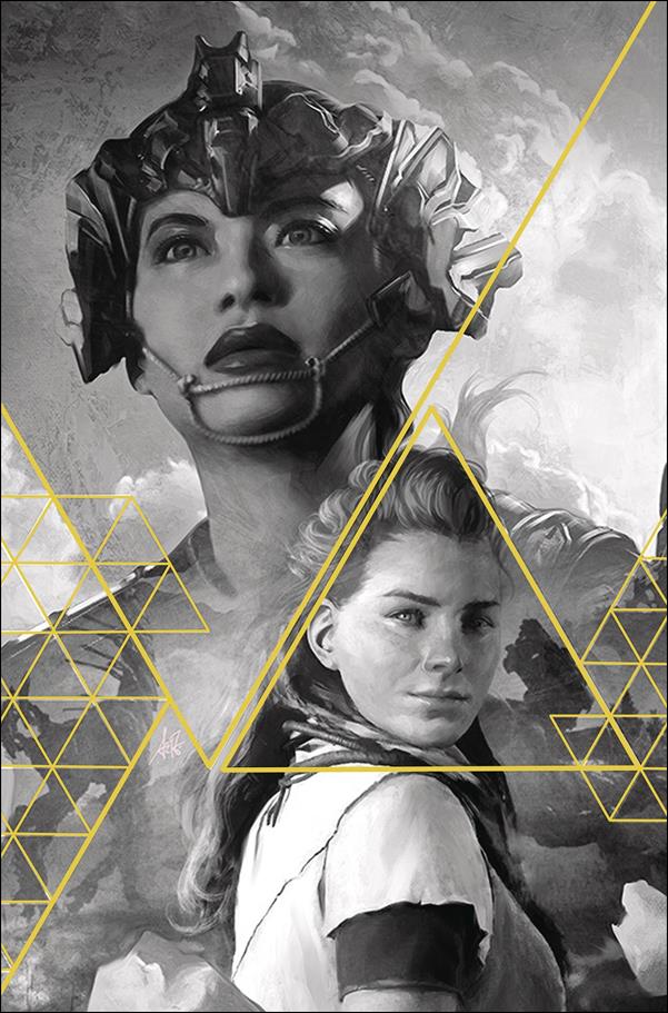 Horizon: Zero Dawn issue 1-J Stanley "Artgerm" Lau 1:100 Gold Ink Virgin Cover