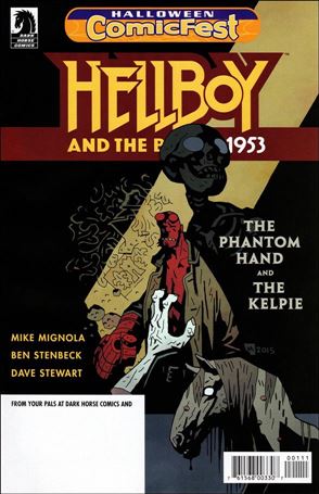 Hellboy and the B.P.R.D.: 1953 - The Phantom Hand & The Kelpie issue nn-B Halloween ComicFest Cover