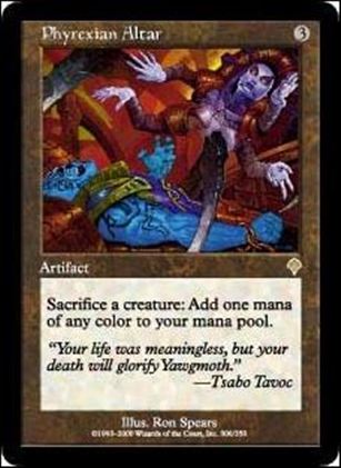 Magic the Gathering: Invasion (Base Set) card 306 Phyrexian Altar