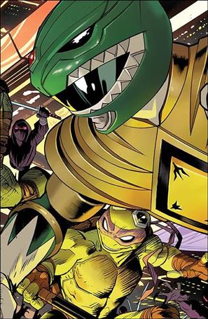 Mighty Morphin Power Rangers / Teenage Mutant Ninja Turtles II issue 1-D Dan Mora Connecting Cover 4