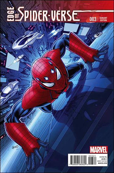Edge of Spider-Verse (2014) issue 3-B Greg Land 1:25 Cover