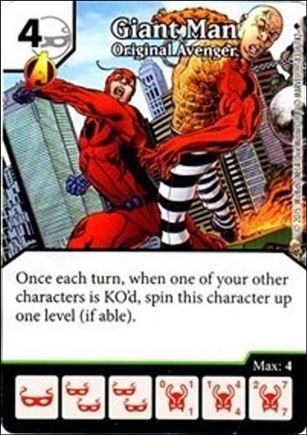 Marvel Dice Masters Age of Ultron  card 83 Giant-Man: Original Avenger