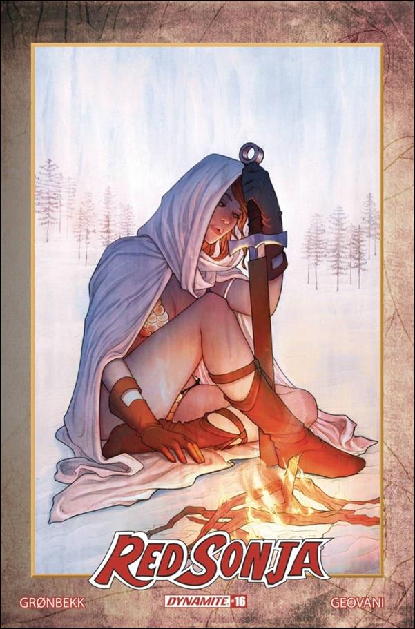 Red Sonja (2023) issue 16-F Jenny Frison Modern Icon 1:10 Cardstock Cover