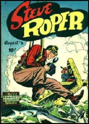 Steve Roper issue 3 Steve Roper Parachutes into shark infested waters
