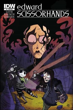 Edward Scissorhands issue 5-B Drew Rausch Subscription Cover