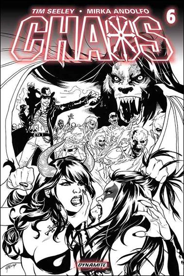Chaos issue 6-E Emanuela Lupacchino 1:10 Black and White Cover