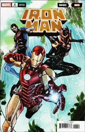 Iron Man (2020) issue 2-C Marco Checchetto Fortnite Cover