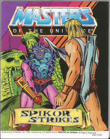 Masters of the Universe (1983) issue 4.04-C Mini Comic - "Printed in Taiwan" Cover 