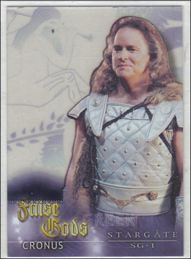 Stargate SG-1: Season 5 (False Gods Subset) card F4 Cronus