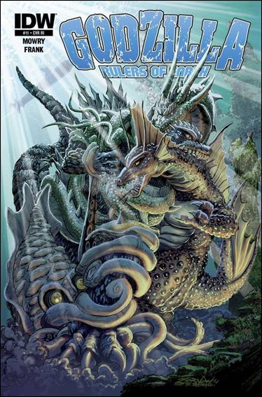 Godzilla: Rulers of the Earth issue 11-B Jeff Zarnov 1:10 Cover