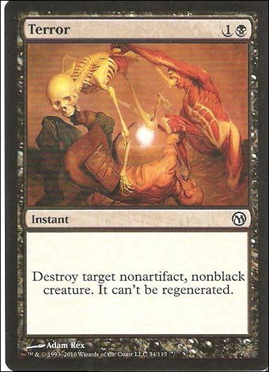 Magic the Gathering: Duels of the Planeswalkers (Base Set) card 34 Terror