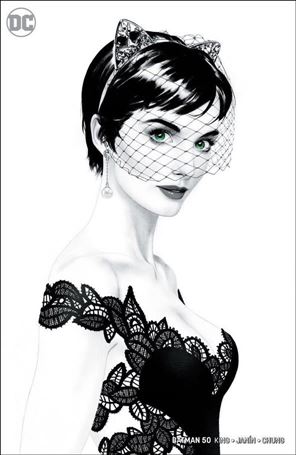 Batman (2016) issue 50-UV Joshua Middleton Ssalefish B&W Cover 1/1500