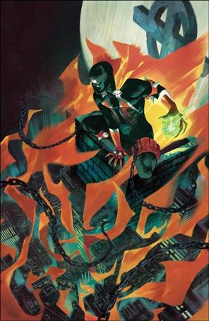 Spawn: Unwanted Violence issue 1-B Michael del Mundo Virgin Cover