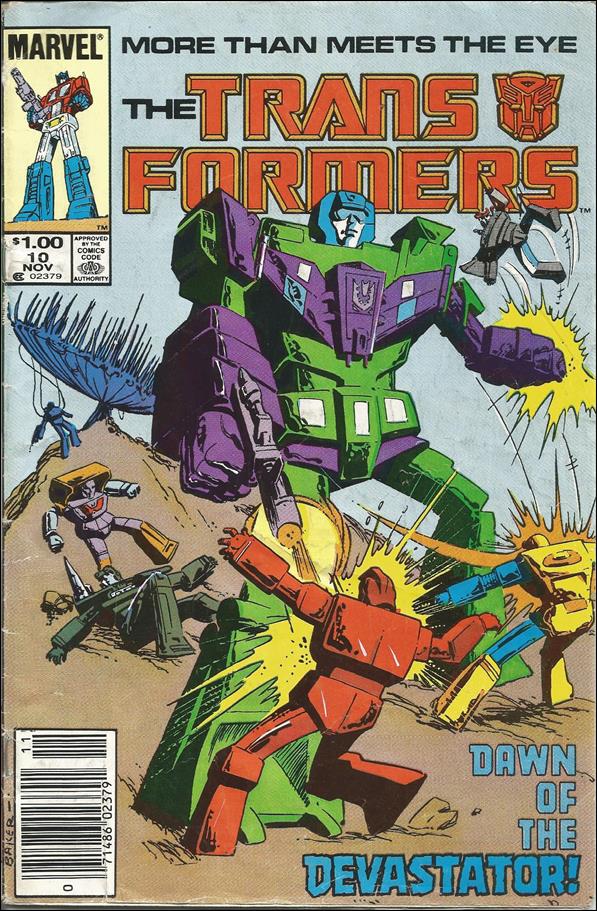 Transformers (1984) issue 10-B Canadian Price Cover