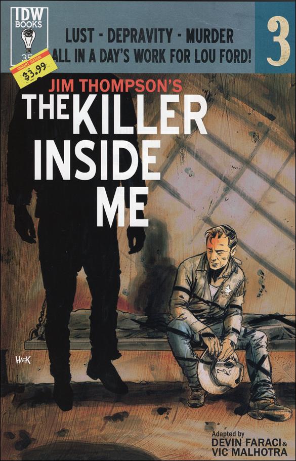 Jim Thompson's the Killer Inside Me issue 3-B Robert Hack Subscription Cover