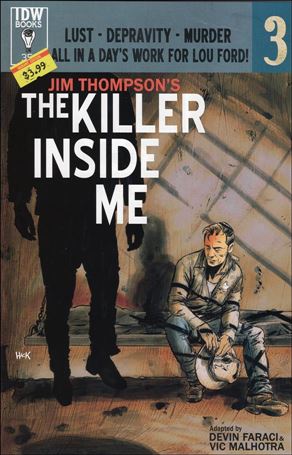 Jim Thompson's the Killer Inside Me issue 3-B Robert Hack Subscription Cover