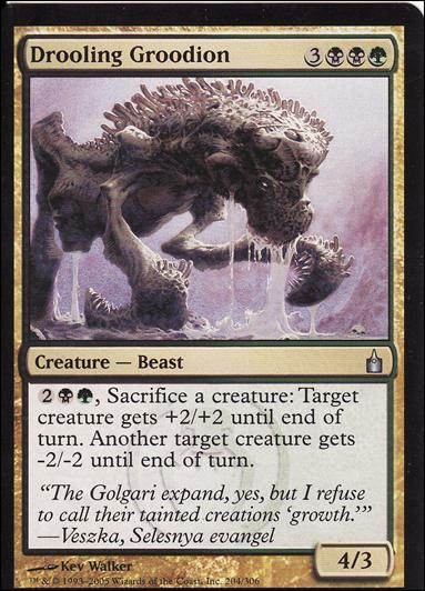 Magic the Gathering: Ravnica (Base Set)  card 204 Drooling Groodion