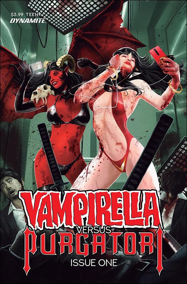 Vampirella vs Purgatori issue 1-G Daniel Maine Cover