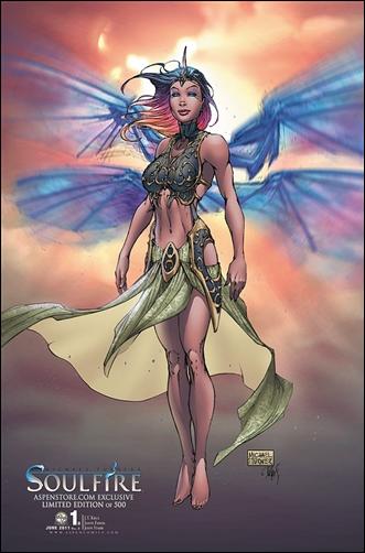 Michael Turner's Soulfire (2011) issue 1-D Michael Turner aspenstore.com Cover 1/500