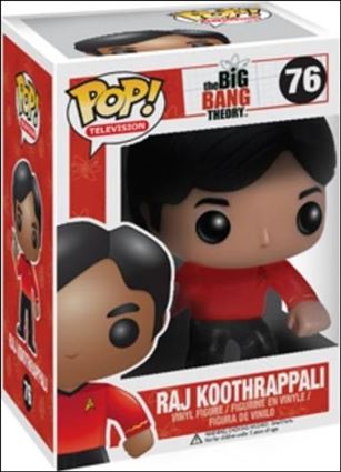 POP! Television figure 76 Raj Koothrappali (Star Trek)