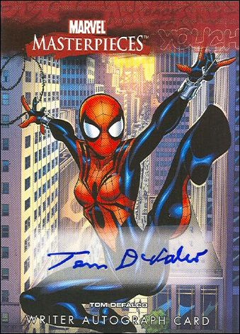 2008 Marvel Masterpieces: Series 3 (Writer Autograph Subset) card TD-2 Tom DeFalco