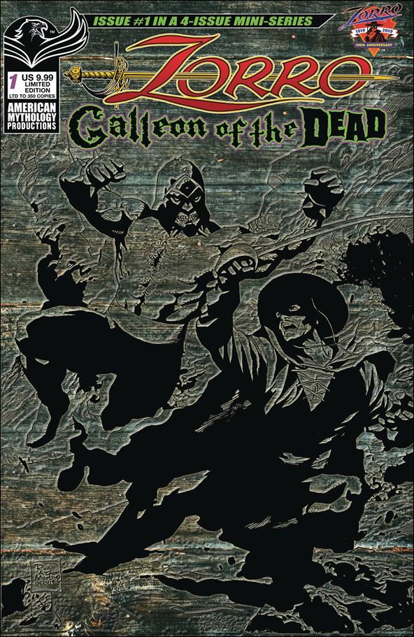 Zorro: Galleon of the Dead issue 1-C Roy Allen Martinez Pulp Cover 1/350