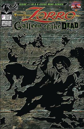 Zorro: Galleon of the Dead issue 1-C Roy Allen Martinez Pulp Cover 1/350