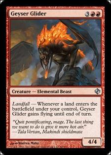 Magic the Gathering: Duel Decks: Venser vs. Koth (Base Set) card 56 Geyser Glider