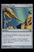 Magic the Gathering: Saviors of Kamigawa (Base Set) card 158 Pithing Needle