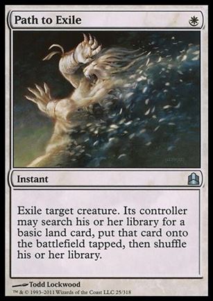 Magic the Gathering: Commander (Base Set) card 25 Path to Exile