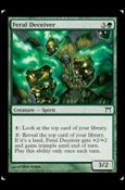 Magic the Gathering: Champions of Kamigawa (Base Set) card 208 Feral Deceiver