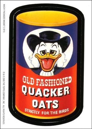Wacky Packages All-New: Series 2 (Magnet Subset) card 3 Quacker Oats
