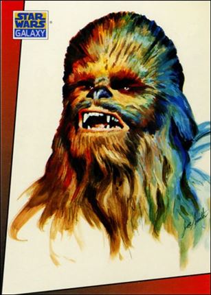 Star Wars Galaxy: Series 1 (Promo) card F Chewbacca